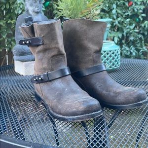 Rag & Bone leather moto boot